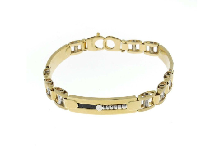 Men's gold bracelet