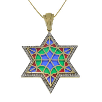 מגן דוד, זהב צהוב 14 קראט
