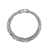 Men's bracelet, 14k white gold, length 20.5 cm