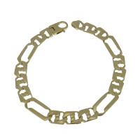 Men's bracelet, 14 kt yellow gold, length 22 cm