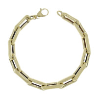 Anchor bracelet for a man, 14 kt yellow gold, length 20.5 cm