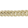 Armored gold bracelet