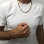 Anchor gold bracelet
