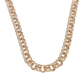 Bismarck Men's chain, 14K red gold, length 65 cm