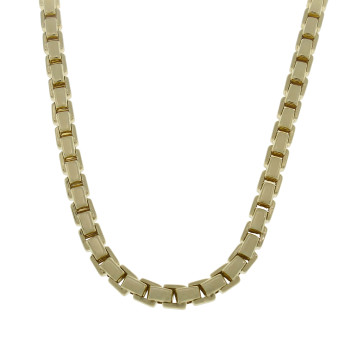 Chain for a man, 14 kt yellow gold, length 62 cm