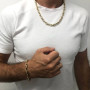 Men's anchor chain and bracelet
