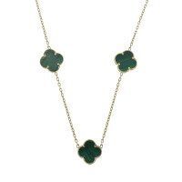 Women's chain, yellow gold, length 45 cm
