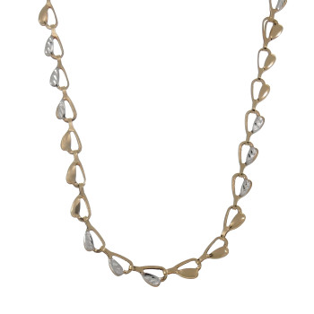 שרשרת לאישה, זהב אדום 14K, אורך 55 ס"מ