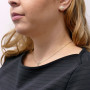 עגילי זהב לנשים עם פנינים