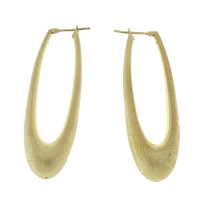 Drop earrings for woman, 14K yellow gold