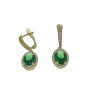 Women's set with emeralds