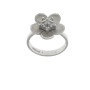 Women's white gold set - flower