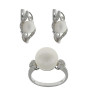 Women's set with pearls