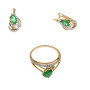 Set for a woman with emerald