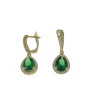 Women's set with emeralds